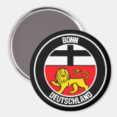 Bonner RundEmblem Magnet (Vorderseite/Rückseite)