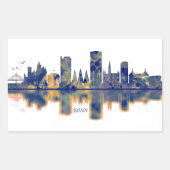 Bonner Skyline Rechteckiger Aufkleber (Vorderseite)