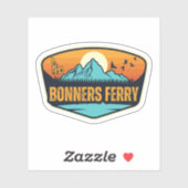Bonners Ferry, Idaho Aufkleber (Blatt)
