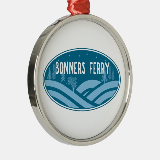 Bonners Ferry Idaho Außenbereich Ornament Aus Metall (Rechts)