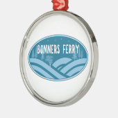 Bonners Ferry Idaho Außenbereich Ornament Aus Metall (Links)