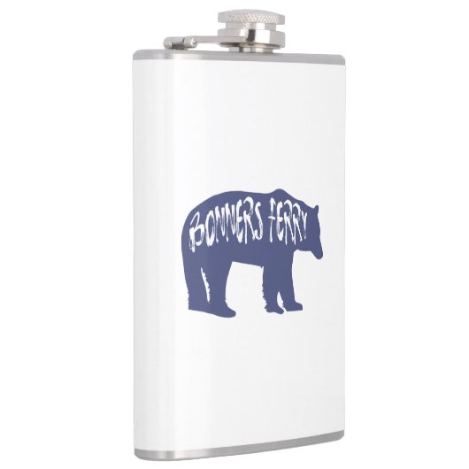 Bonners Ferry Idaho Bear Flachmann (Rechts)