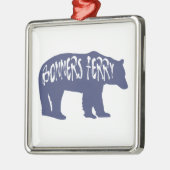 Bonners Ferry Idaho Bear Ornament Aus Metall (Links)