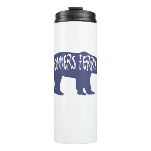 Bonners Ferry Idaho Bear Thermosbecher (Vorderseite)