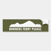Bonners Ferry Idaho Bitte Autoaufkleber (Vorne)