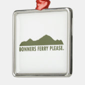 Bonners Ferry Idaho Bitte Ornament Aus Metall (Links)