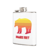 Bonners Ferry Idaho Regenbogenbär Flachmann (Links)