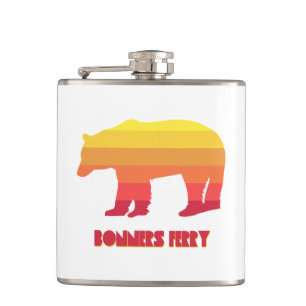 Bonners Ferry Idaho Regenbogenbär Flachmann