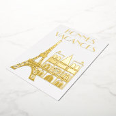 Bonnes Vacances Folien Feiertagskarte (Gedreht)