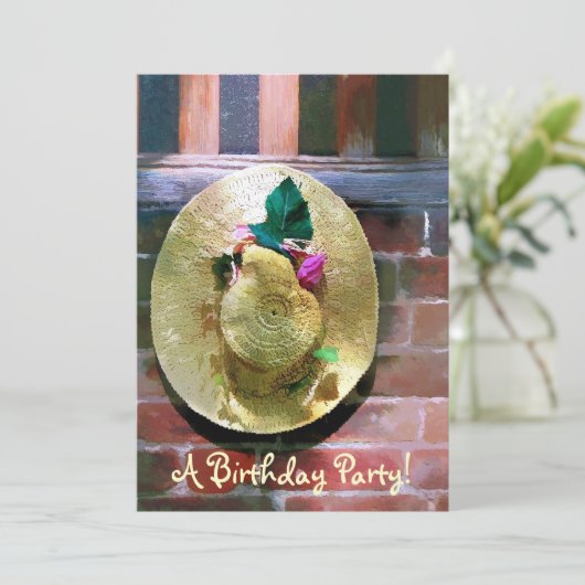 BONNET EINLADUNG (Stehend Vorderseite)