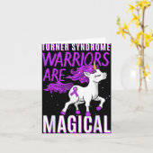 Bonnevie Ullrich Turner Syndrome Awareness 45 X0 T Karte (Gelbe Blume)