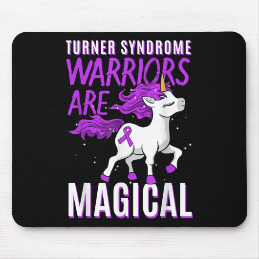 Bonnevie Ullrich Turner Syndrome Awareness 45,x0 T Mousepad (Vorne)