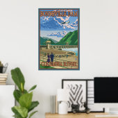 Bonneville Dam - Columbia River ODER Reiseplakat Poster (Heimbüro)