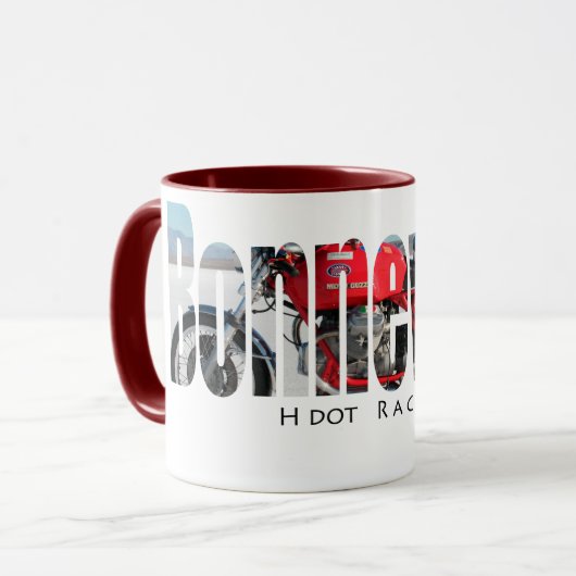 Bonneville Moto Guzzi HDOT LAUFEN Tasse (Vorderseite Links)