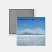 Bonneville Salt Flats Magnet (Vorderseite/Rückseite)