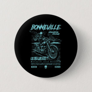 Bonneville Salt Flats Motorrad Racing Vintag Bi Button