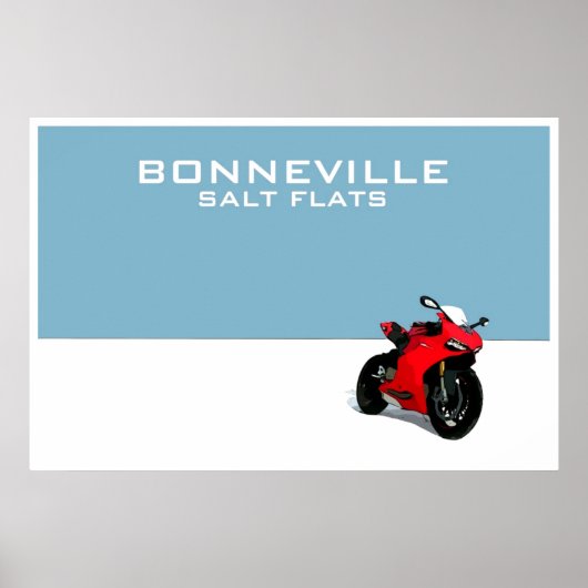 Bonneville Salt Flats Poster (Vorne)