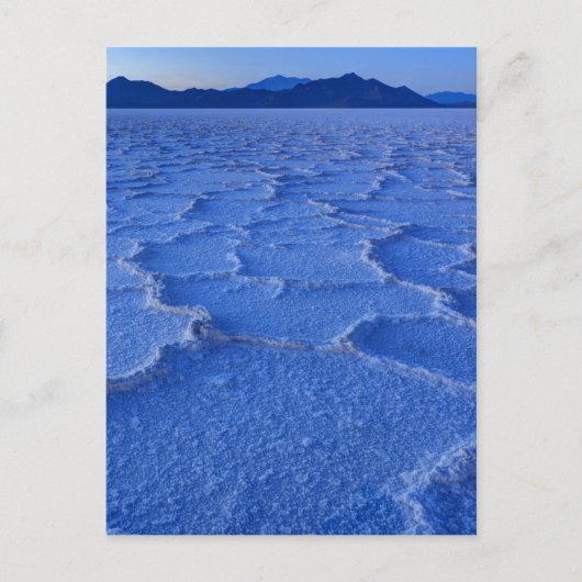 Bonneville Salt Flats Sunset - Utah Postkarte (Vorderseite)