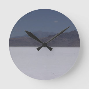 Bonneville Salt Flats, Utah Runde Wanduhr