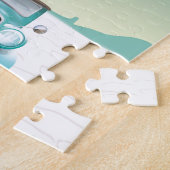 Bonneville Salz Flat Utah Jahrgang Reise Puzzle (Seite)