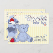 Bonnie Blue Bar Dusche Einladung (Vorne/Hinten)