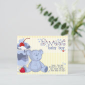 Bonnie Blue Bar Dusche Einladung (Stehend Vorderseite)