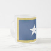 Bonnie Blue Flag First Texas Cofederate Volunteers Mattglastasse (Vorderseite Links)