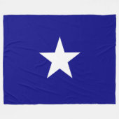 Bonnie Blue Flag Fleecedecke (Vorderseite (Horizontal))