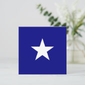 Bonnie Blue Flag Karte (Stehend Vorderseite)