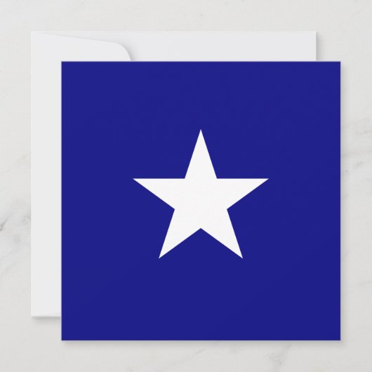 Bonnie Blue Flag Karte (Vorderseite)