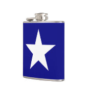 Bonnie Blue Flag mit einseitiger weißer Flasche Flachmann (Links)
