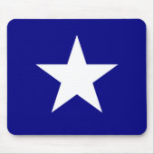 Bonnie Blue Flag mit Lone White Star Mouse Pad Mousepad (Vorne)