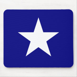 Bonnie Blue Flag mit Lone White Star Mouse Pad Mousepad