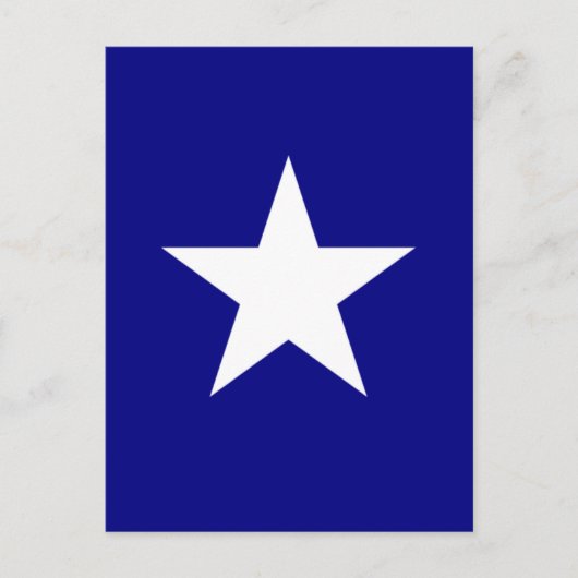 Bonnie Blue Flag mit Lone White Star Postcard Postkarte (Vorderseite)