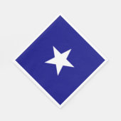 Bonnie Blue Flag Serviette (Ecke)