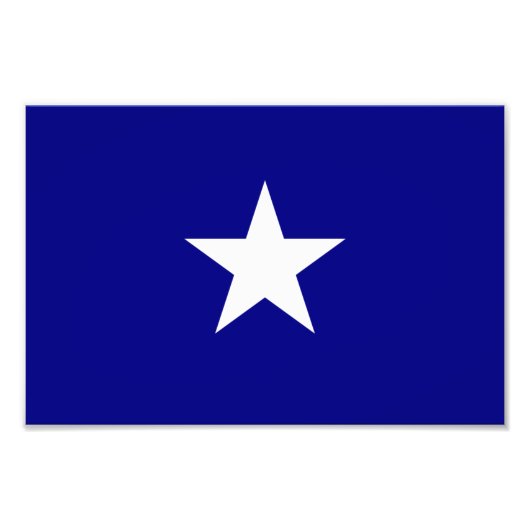 Bonnie Blue Flag White Star Fotodruck (Vorne)