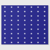 Bonnie Blue Flag White Star Geschenkpapier (Flach)