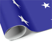 Bonnie Blue Flag White Star Geschenkpapier (Rolleneckpunkt)