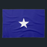 Bonnie Blue Flag White Star Geschirrtuch<br><div class="desc">Die Blaue Flagge von Bonnie mit ihrem einzigen weißen Stern auf blauem Hintergrund war zu Beginn des Zivilen Amerikanischen Krieges die inoffizielle Flagge der Konföderierten Staaten Amerikas.</div>