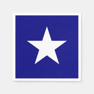 Bonnie Blue Flag White Star Serviette