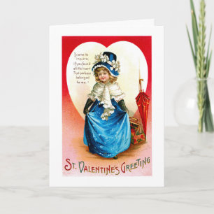 Bonnie Blue Valentinstag Feiertagskarte