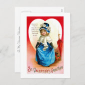 Bonnie Blue Valetine Feiertagspostkarte (Vorne/Hinten)