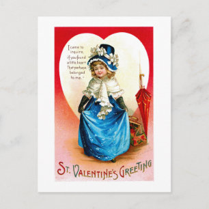 Bonnie Blue Valetine is not a sentence or a text t Feiertagspostkarte