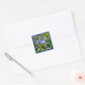 BONNIE BLUEBELL ~ Square Envelope Sealer/Sticker Quadratischer Aufkleber (Umschlag)