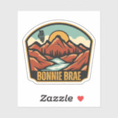 Bonnie Brae, Illinois Aufkleber (Blatt)