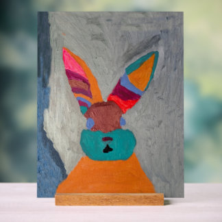 Bonnie Bunnie Acrylic Print - CreativeDrew Acrylschild