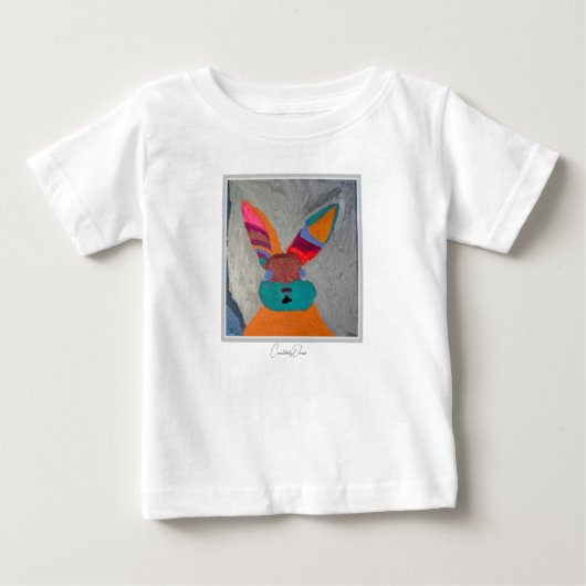 Bonnie Bunnie Baby T - Shirt - CreativeDrew (Vorderseite)