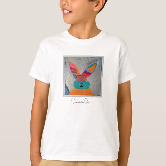 Bonnie Bunnie Child's T - Shirt - CreativeDrew (Vorderseite)