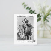 Bonnie & Clyde in Westminster (Texas) Postkarte (Stehend Vorderseite)