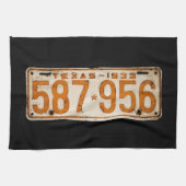 Bonnie & Clyde License Plate Geschirrtuch (Horizontal)